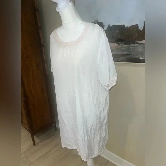 Johnny Was Crew Neck Embellished Top - Picture 3 of 6